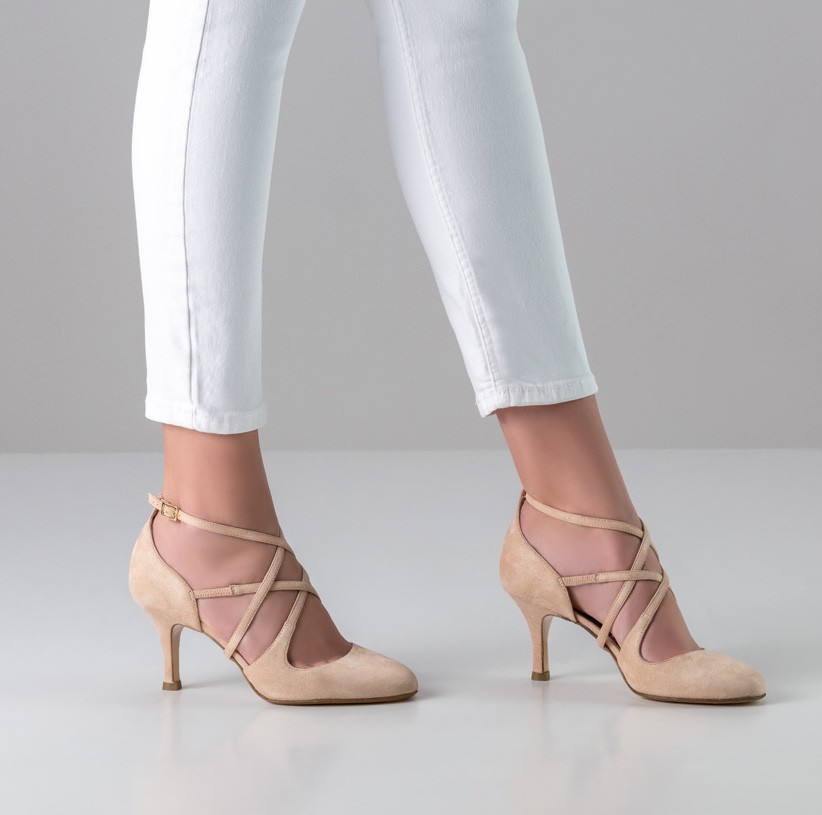 Chaussure de mariage pour femme satin blanc élégante
