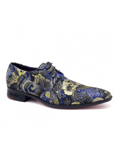 Chaussures homme jacquard fleuri