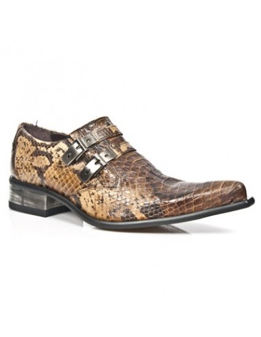 Chaussures homme cuir serpent talon...