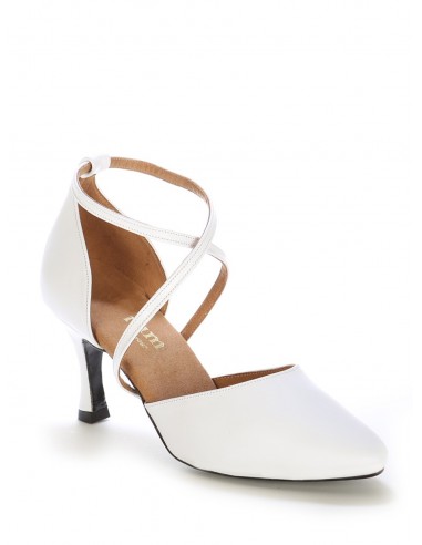 Chaussures cuir blanc chic confort
