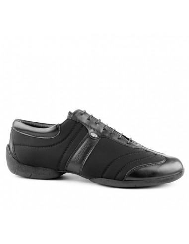 Sneakers danse cuir et microfibre