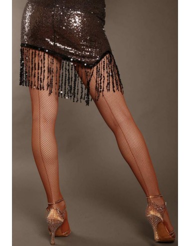 Collants resille danse Collant resille couture arriere pour la danse