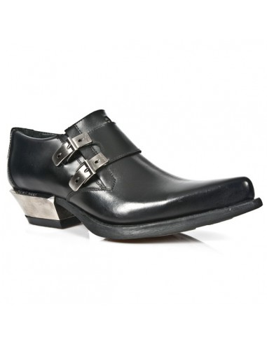 Chaussures santiag rock cuir noir