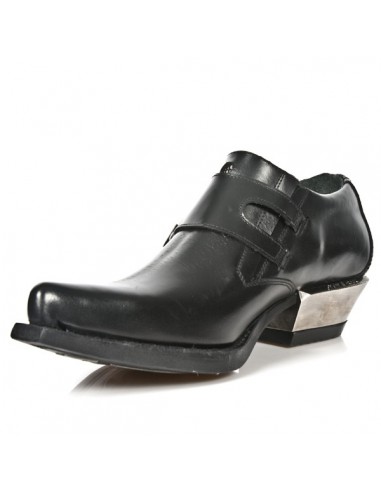 Chaussures santiag rock cuir noir