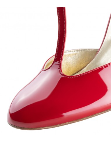 Chaussures salom cuir verni rouge Chaussures habill es talons
