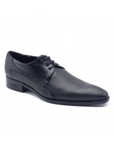 Chaussures derby cuir noir homme