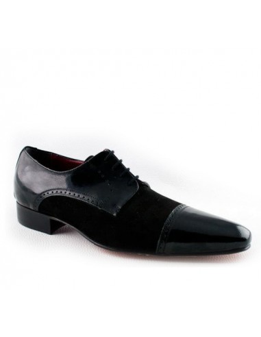 Chaussure homme derby daim élégante