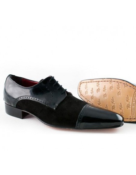 Chaussure homme derby daim élégante