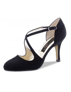 Chaussures daim noir...