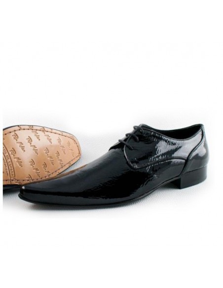 Mocassins Homme En Cuir Synthétique - Noir, Bout Pointu - Chaussures D'affaires Classiques - Coupe Large Antidérapante