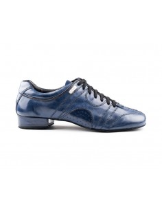 Sneakers cuir bleu foncé 2