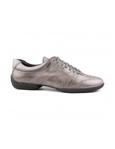 Sneakers cuir gris foncé 2