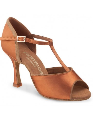 Chaussure salomé satin cuivre