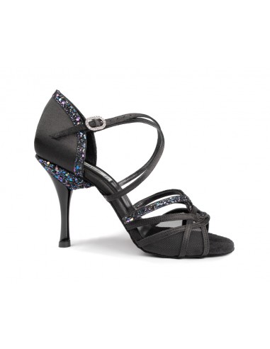 Chaussures danse noire paillettées