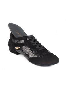 Chaussures danse glitter noir 2