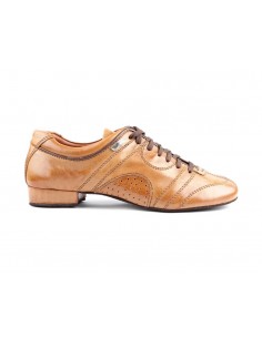 Sneakers cuir camel 2