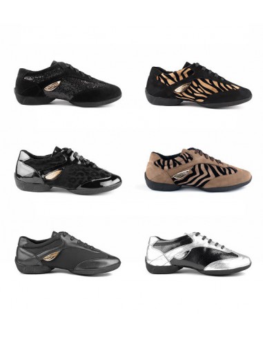 Sneakers danse cuir noir