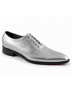 Chaussures homme argent en...