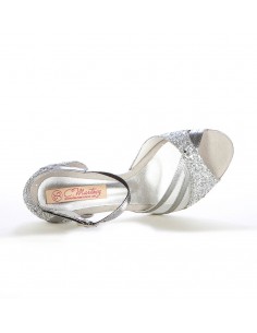 Chaussures argent femme soiree 2