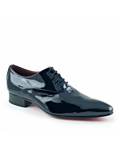 Chaussures homme cuir verni noir